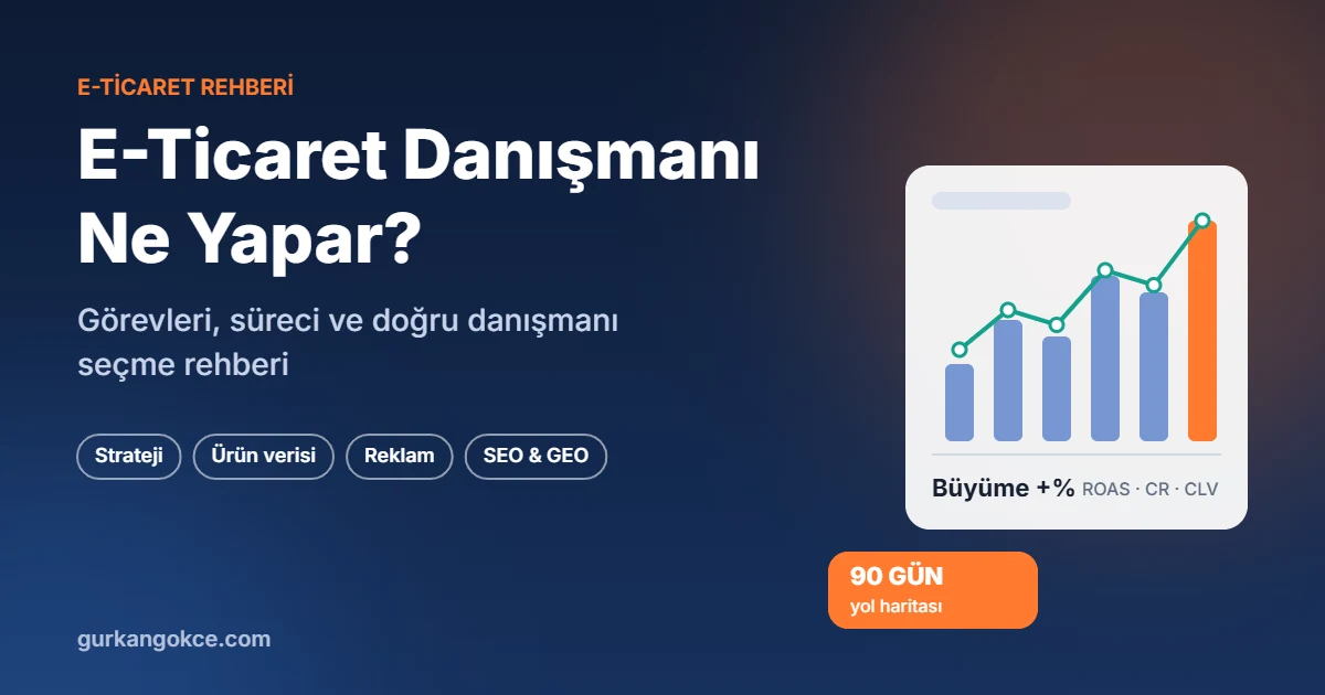 E-Ticaret Danışmanı Ne Yapar? Görevleri, Süreci ve Doğru Danışmanı Seçme Rehberi
