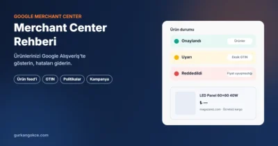 Google Merchant Center Nedir? Kurulum ve Hata Çözüm Rehberi