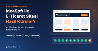 IdeaSoft ile E-Ticaret Sitesi Nasıl Kurulur? Yeni Başlayanlar İçin Adım Adım Rehber (2026)